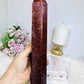 Large Strawberry Quartz Tower 27cm 886g