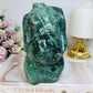 Large Green Jade Pregnant Woman Carving 15cm 1.21KG