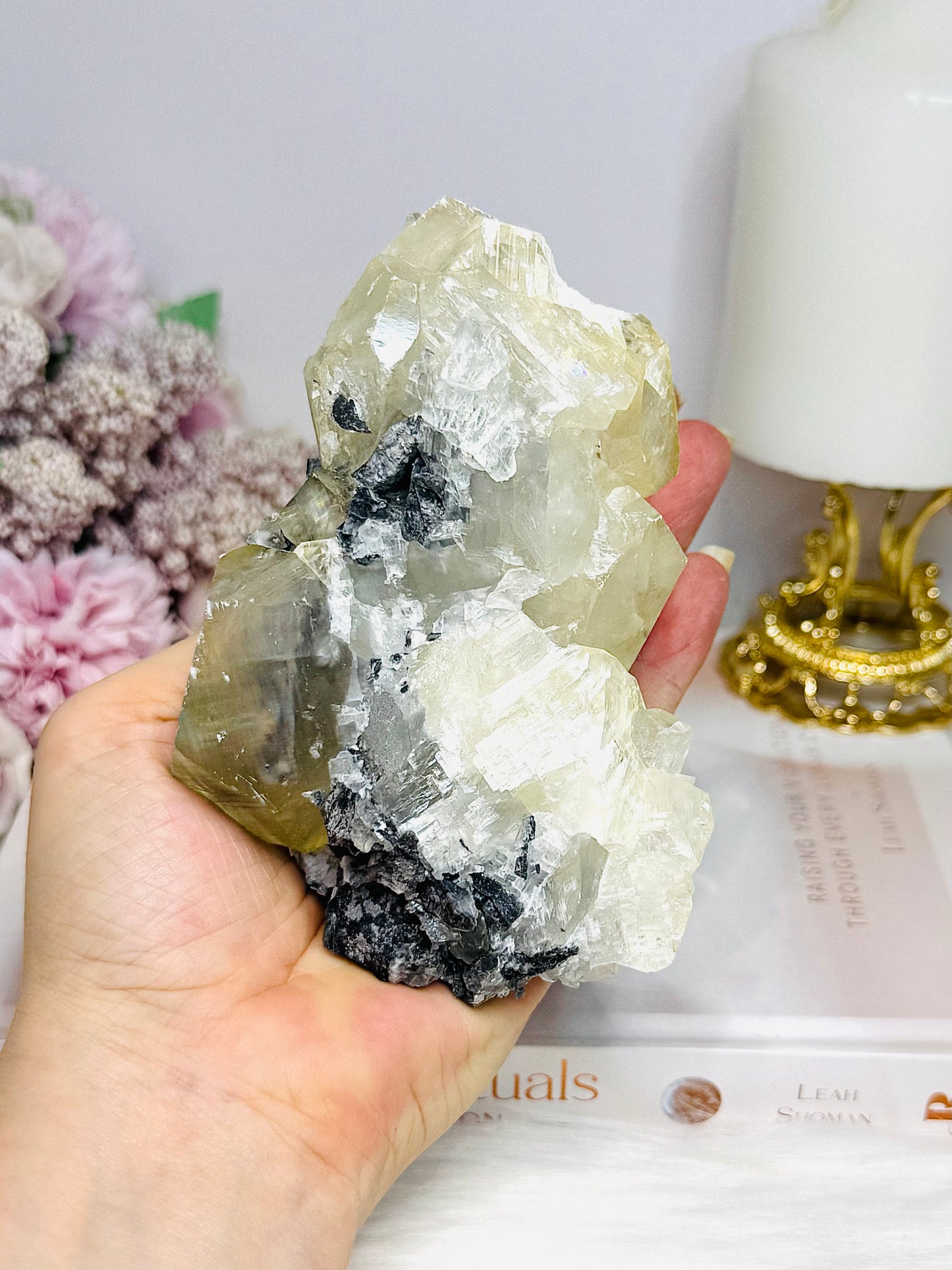 Natural Calcite Specimen (UV Reactive) 12cm 475g