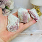 Raw Pink Tourmaline Set of 3 188g