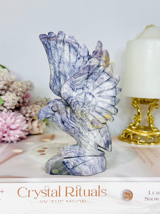 Tiffany Stone Carved Eagle | Bird 13cm
