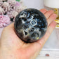 Druzy Agate Sphere On Stand 423g