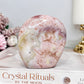 Pink Flower Agate Freeform 8cm 264g