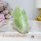 Natural Green Pistachio Calcite Freeform 8cm 308g