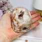 Natural Pink Amethyst Druzy Freeform 451g 7cm