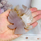 Druzy Agate Carved Angel 9cm