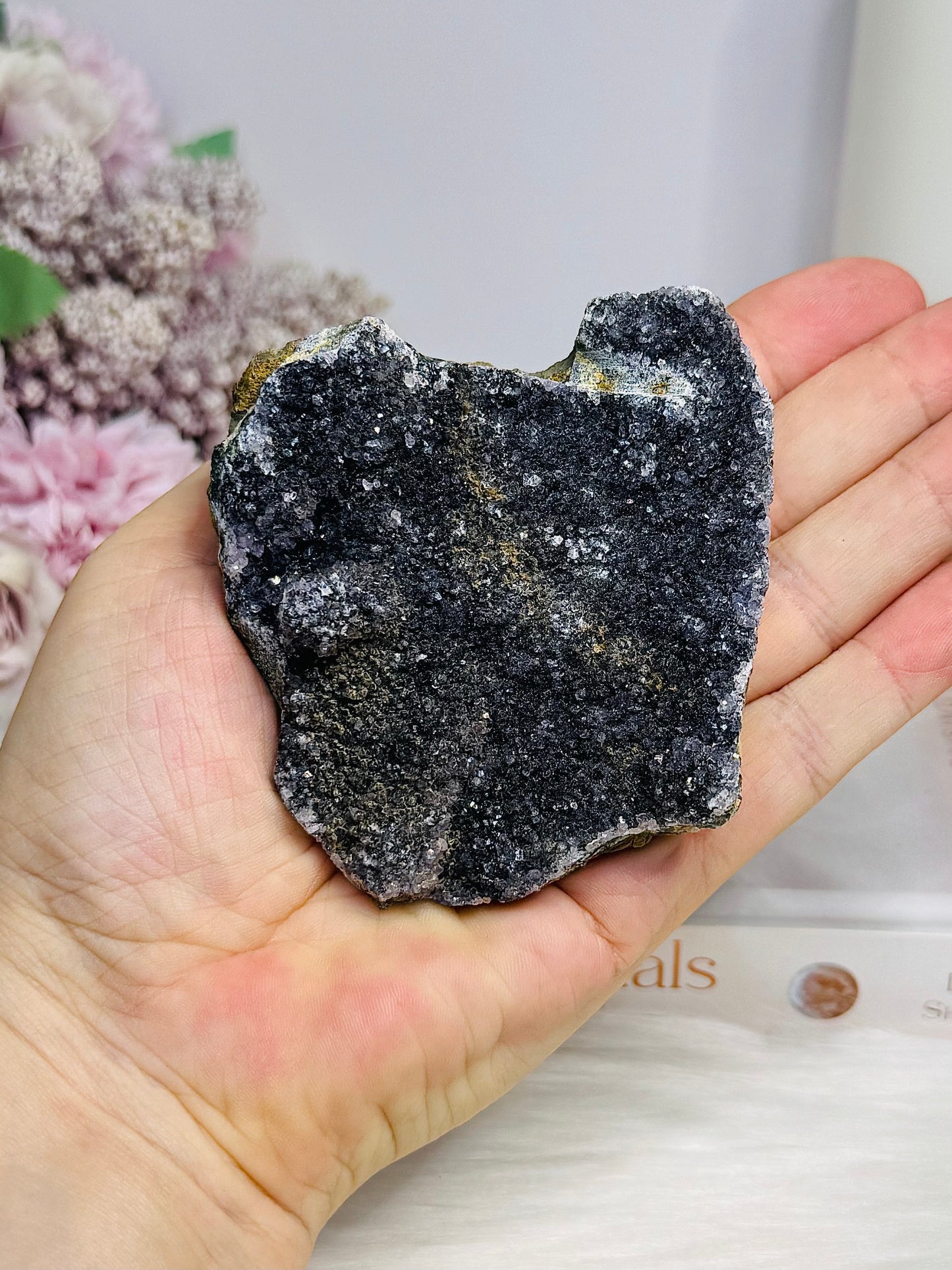 Black Amethyst Base Cut Cluster 212g