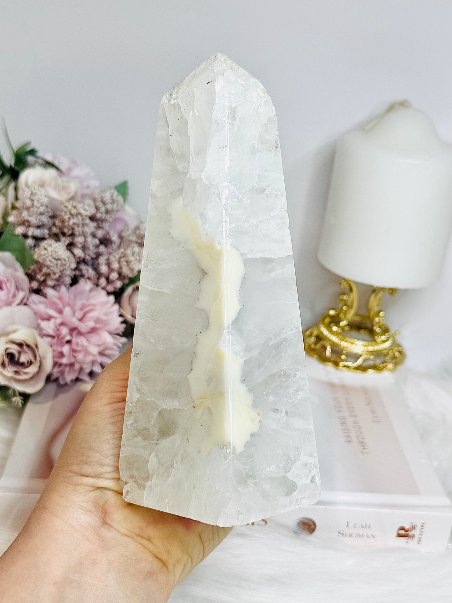 Large Agate Obelisk | Tower From Brazil 772gram 17cm