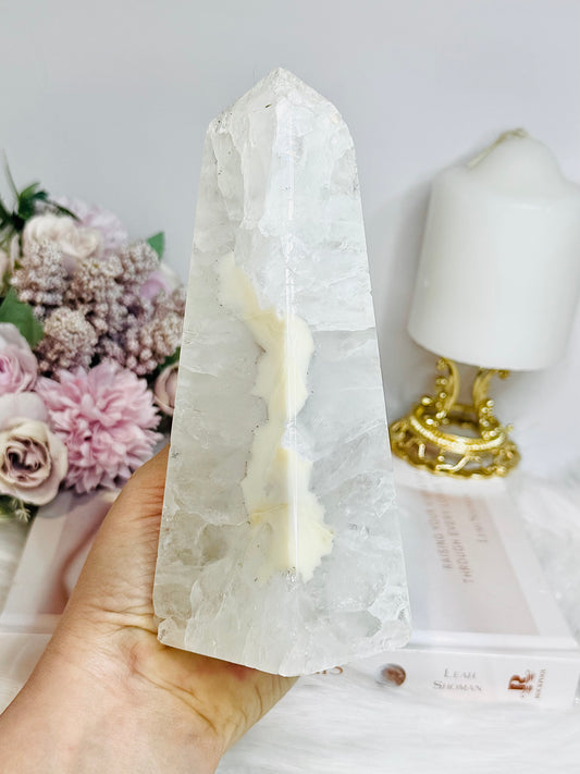 Large Agate Obelisk | Tower From Brazil 772gram 17cm