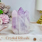 High Grade Kunzite Carved Indian Skull 9cm 200g