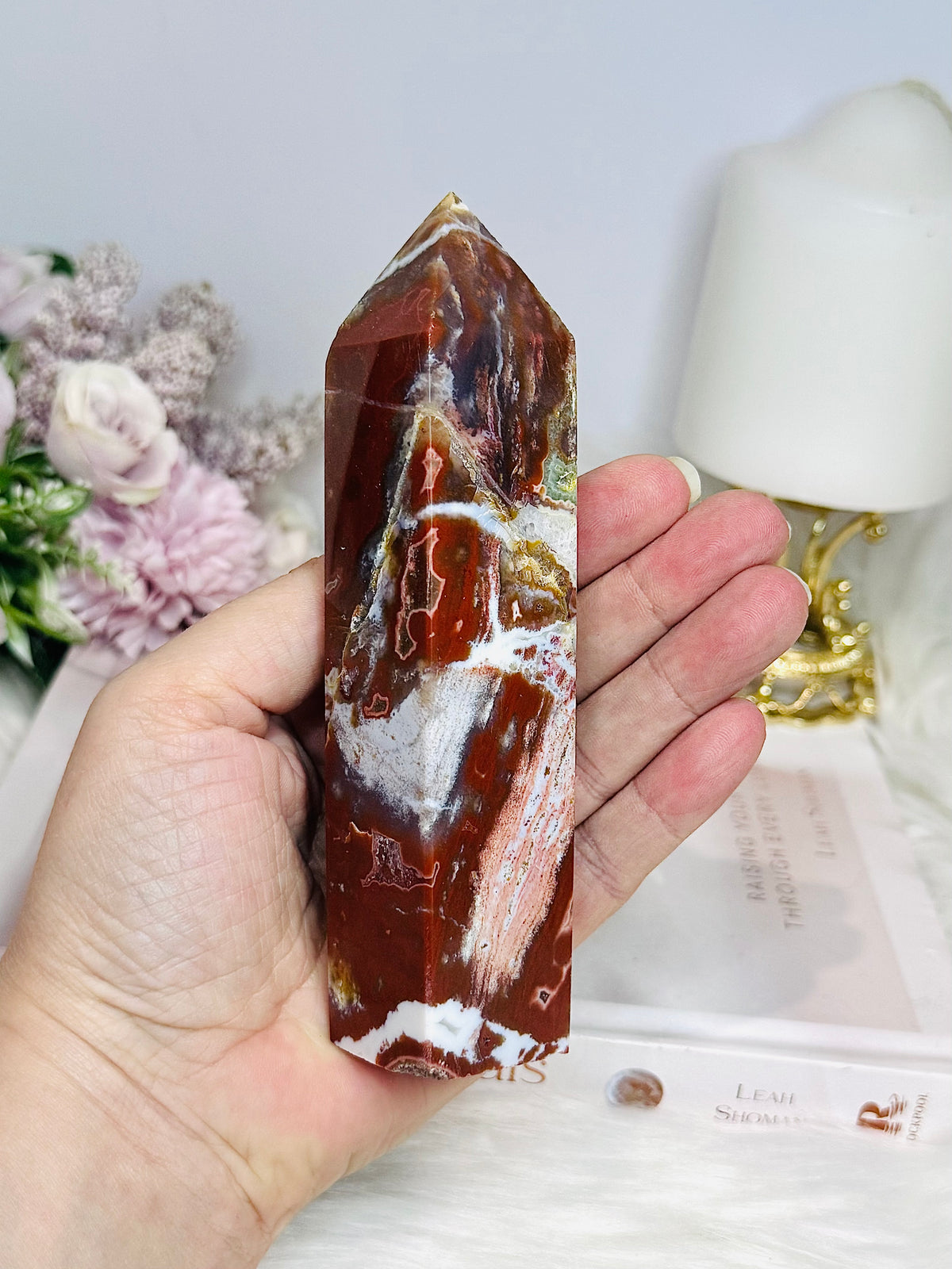 Large Jasper Tower 14cm