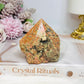 Unakite Top Polished Point 244g