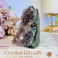 Amethyst Base Cut Cluster 9.5cm