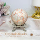 Red Vein Jasper Sphere on Stand 297g
