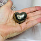 Small Pyrite Puffy Heart on Stand 88g