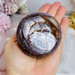 Large High Grade Purple Mica Sphere 448g On Stand
