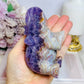 Amethyst X Mexican Lace Agate Elephant 12cm 430g