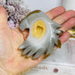 Chunky Druzy Agate Eagle On Stand 9cm