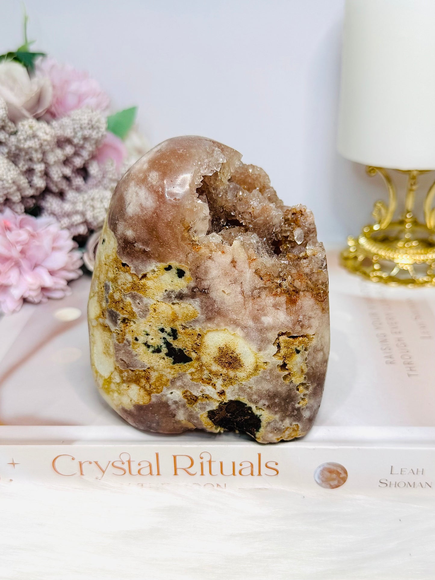 Large Pink Amethyst Druzy Freeform 10cm 788g