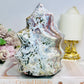 Huge Ocean Jasper Carved Flame 17cm 1.87KG