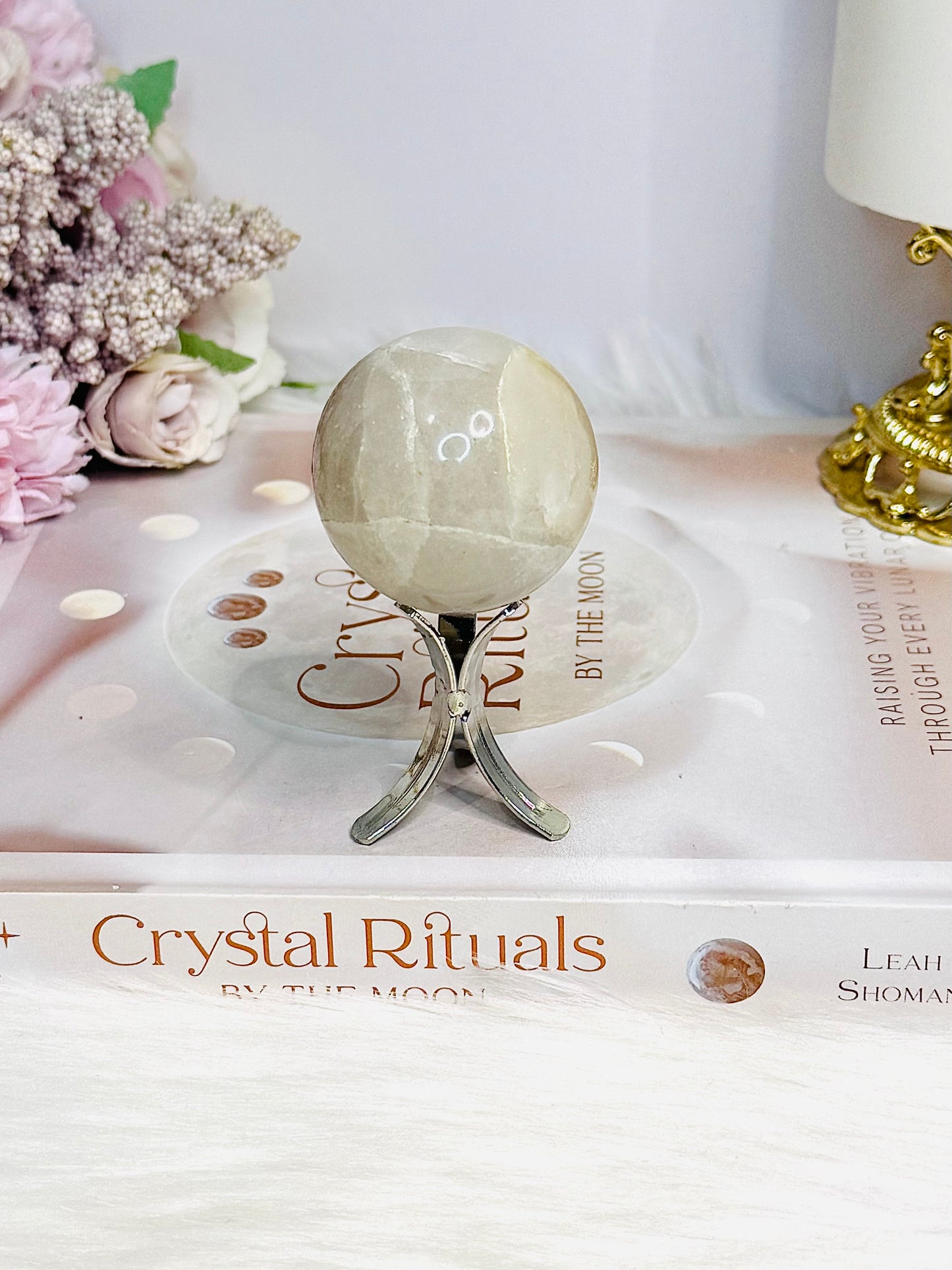 Agate Sphere on Stand 105g