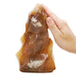 Large Golden Healer Crystal Flame 1.35KG 17.5cm