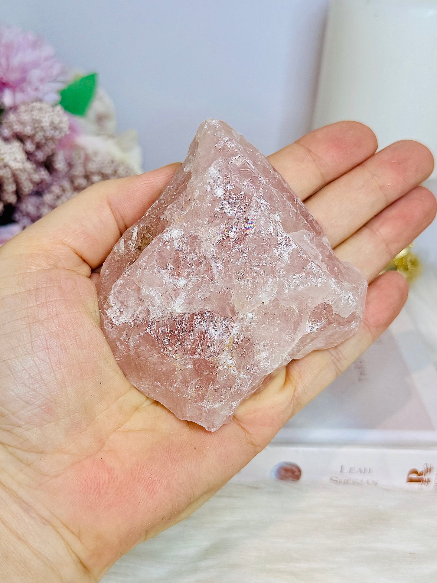 Rose Quart Rough Natural Specimen 217g