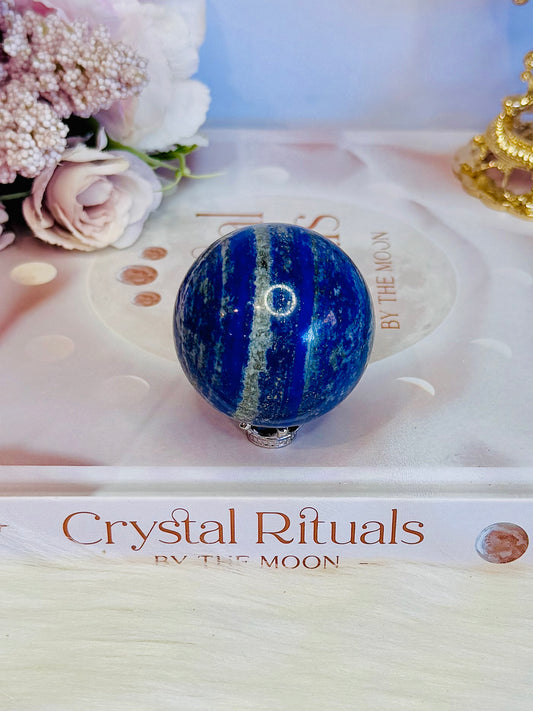 Natural Lapis Lazuli Sphere on Stand 4.5cm