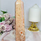 Pink Amethyst Druzy Chunky Large Tower 18.5cm