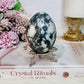 Grey Jasper Carved Egg On Stand 287gram