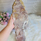 Statement Piece ~ Huge Chunky Pink Amethyst Slab on Stand 2.9KG 19cm
