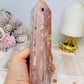 Peach Blossom Tourmaline Tower 16.5cm 428g