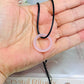 Rose Quartz Ring Necklace
