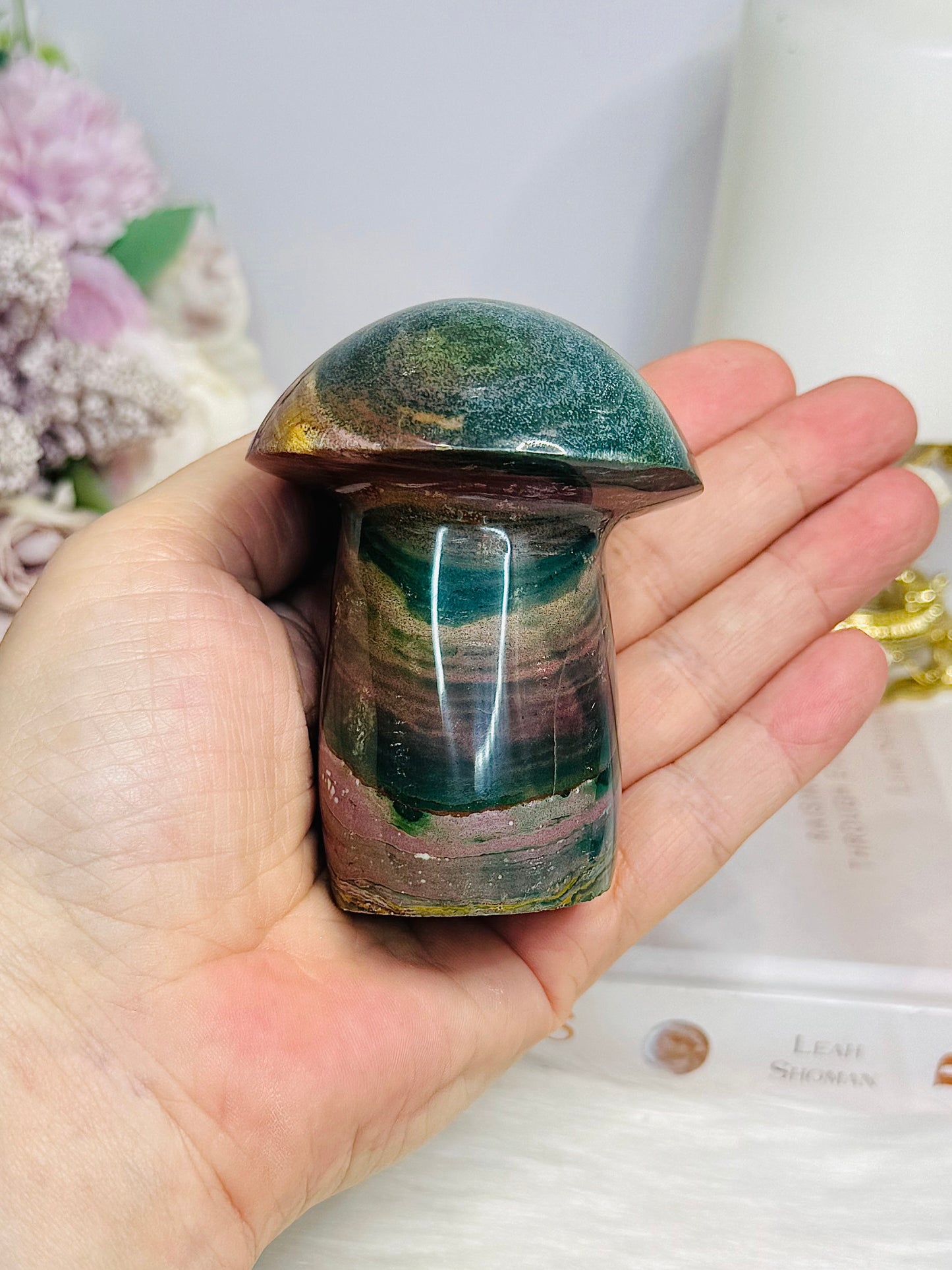High Grade Ocean Jasper Chunky Mushroom 7.5cm