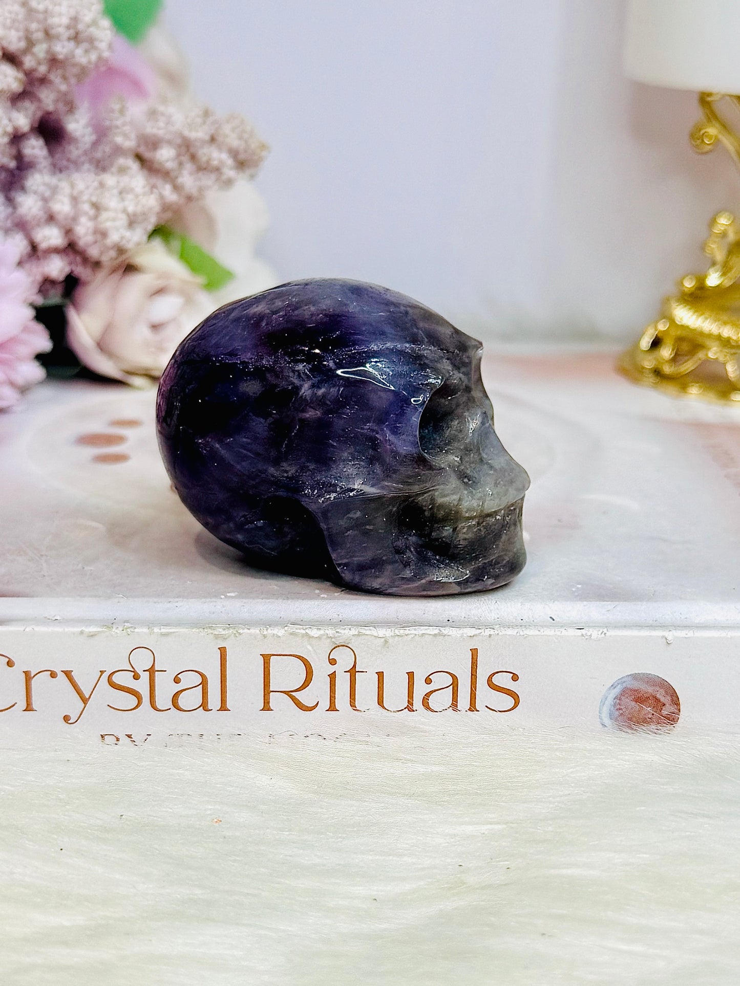 Amethyst Carved Skull 6cm