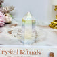 High Grade Clear Quartz Angel Aura Tower 6cm