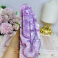 Collectors Piece ~ Large High Grade Kunzite Dragon & Castle 13cm 793g