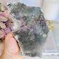Natural Zeolite | Flower Amethyst Slab on Custom Made Stand 22cm (Inc Stand)