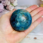 Blue Apatite Sphere on Stand 360g