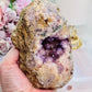 Divinely Fabulous Large 702gram High Grade Druzy Pink Amethyst Freeform From Brazil