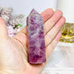 Lavender Rose Quartz Tower 9cm