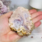 Natural Pink Amethyst Slab on Stand 10cm 166g