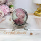 Pink Tourmaline Sphere On Stand 236g