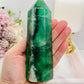 Incredible Large 456gram 14cm Green Fluorite Tower