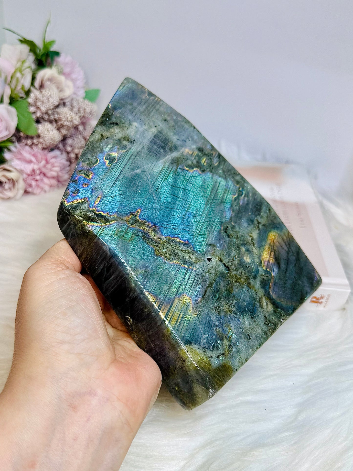 Large Labradorite Freeform Full of Flash 18cm 1.6KG