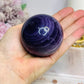High Grade Purple Fluorite Sphere On Stand 385g