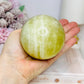 Large Citrine Sphere (heat treated) On Stand 552g