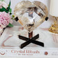 Fabulous Large AAA Grade Smokey Quartz Faceted Heart on Bronze Stand 13cm 486grams