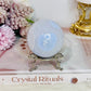 Druzy Blue Lace Agate Sphere On Stand 215grams
