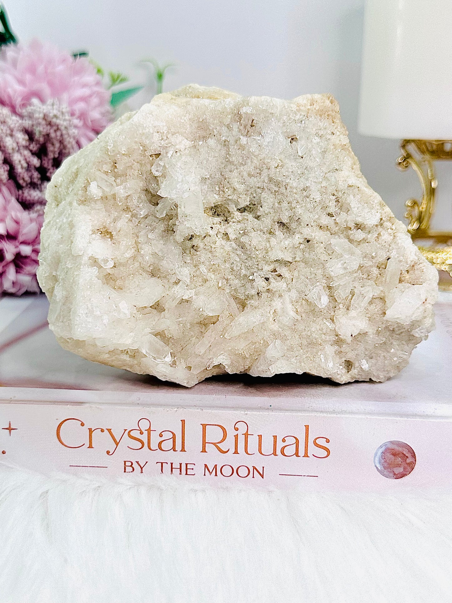 A Master Healer ~ Gorgeous Large 621gram Clear Quartz Cluster Freeform From Brazil